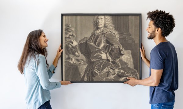 François Chereau I after Hyacinthe Rigaud