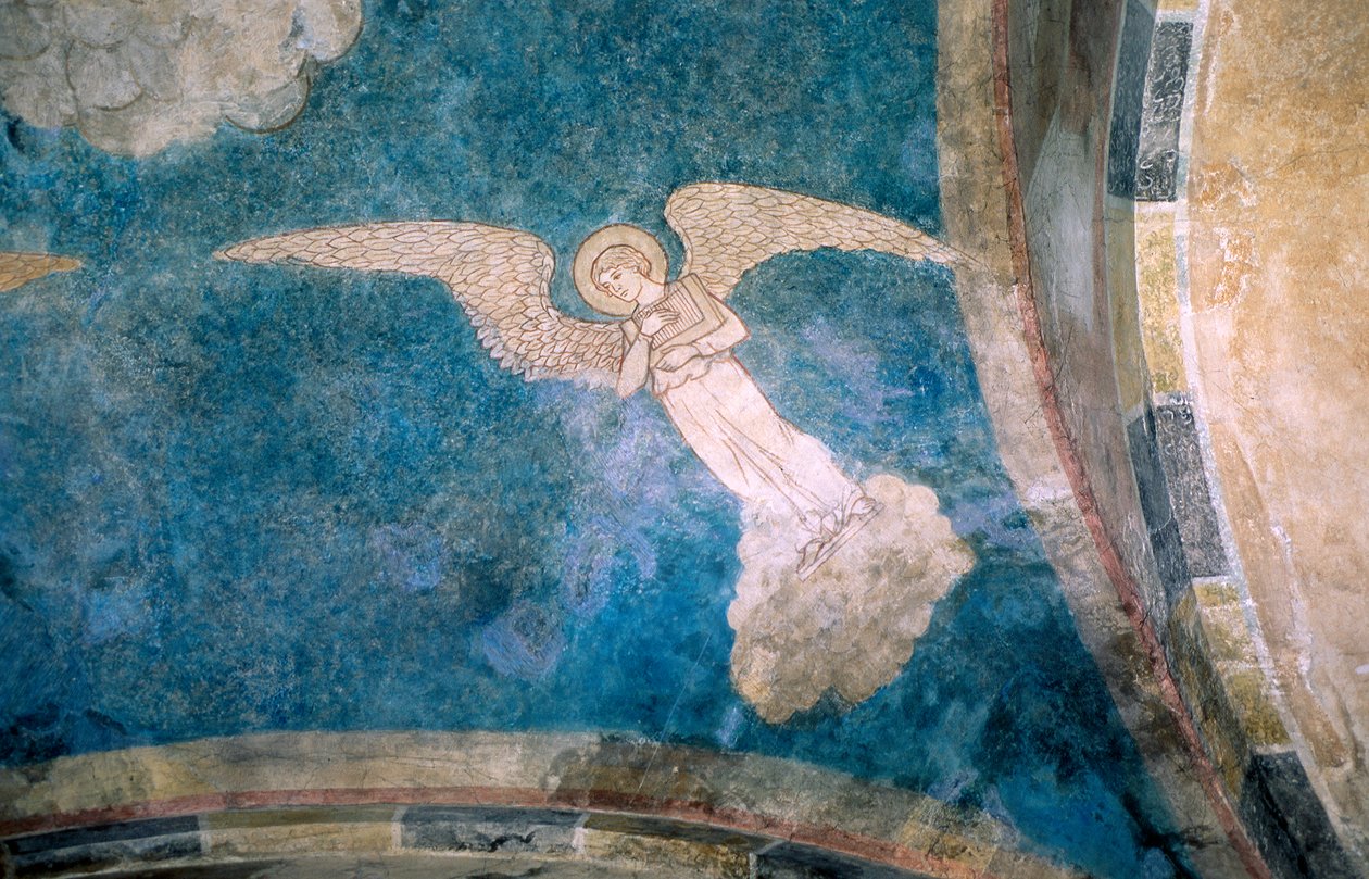 Girişte melek fresk by Unknown
