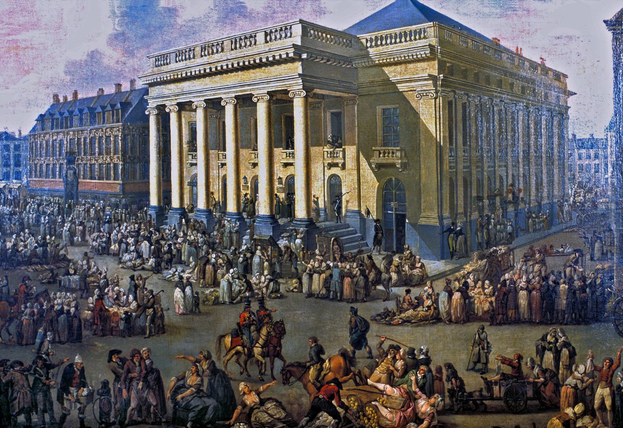 Fransa - Departement du Nord (F.59) - Lille - Musee Hospice Comtesse - Louis Joseph Watteau, dit Watteau de Lille (1731-1798): Lille, place du tiyatro by Unknown