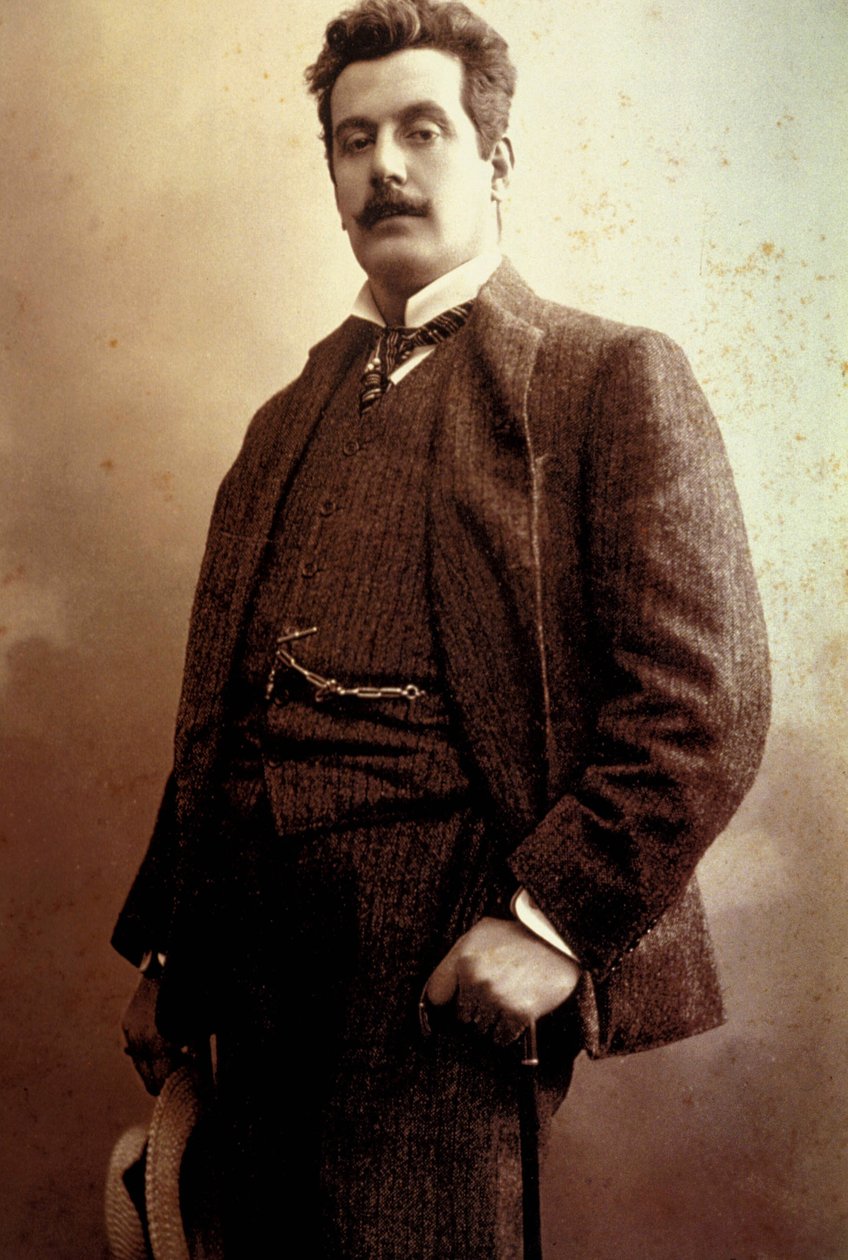 Giacomo Puccini (1858-1924) 1900 yılında by Unknown
