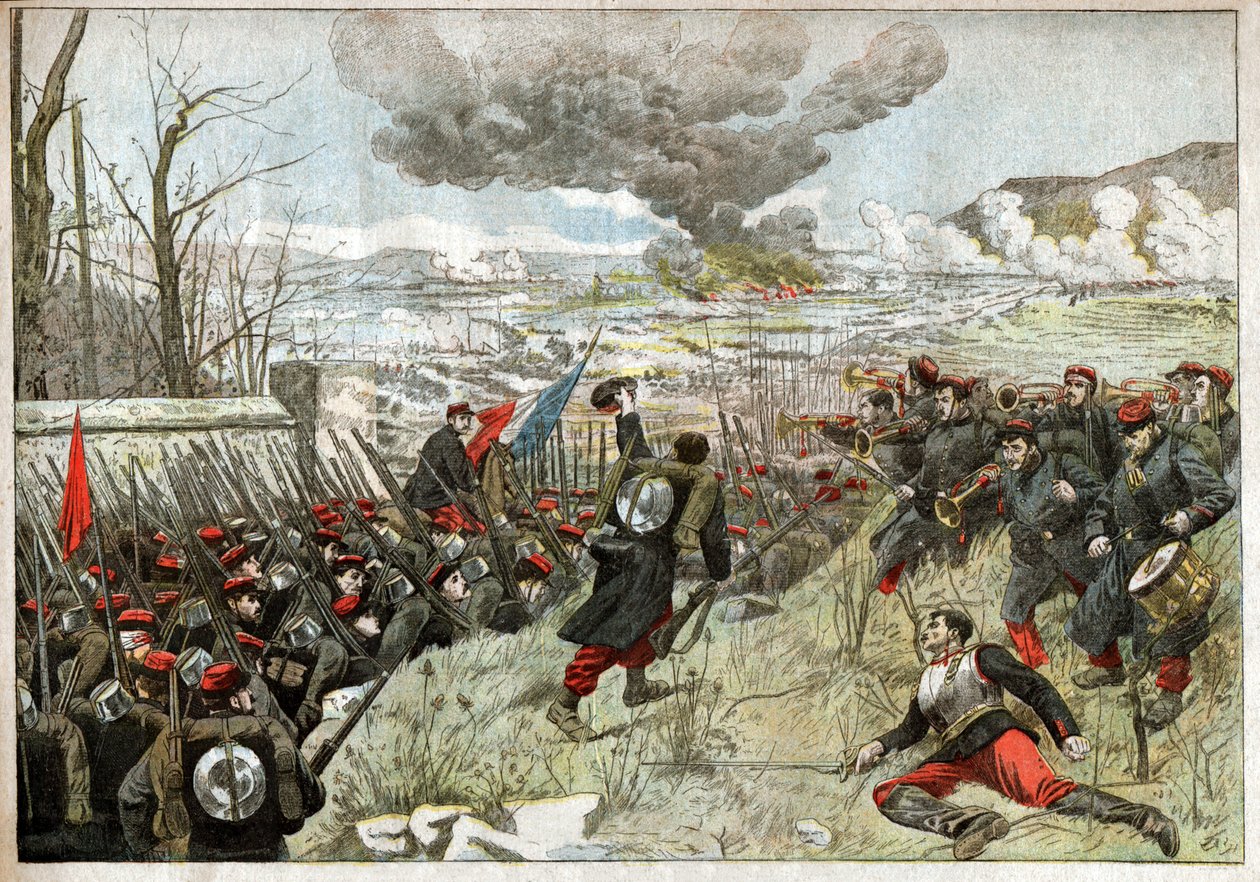 1870 Savaşı. Franco Prusya Savaşı. by Unknown
