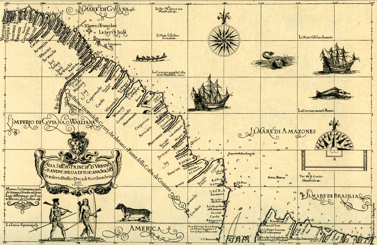 Guyana Sahili Haritası, 1646-47 by Unknown