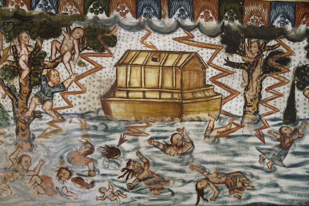 Santiago De Curahuara De Carangas Kilisesi Vaftizhanesinde, And Dağları
