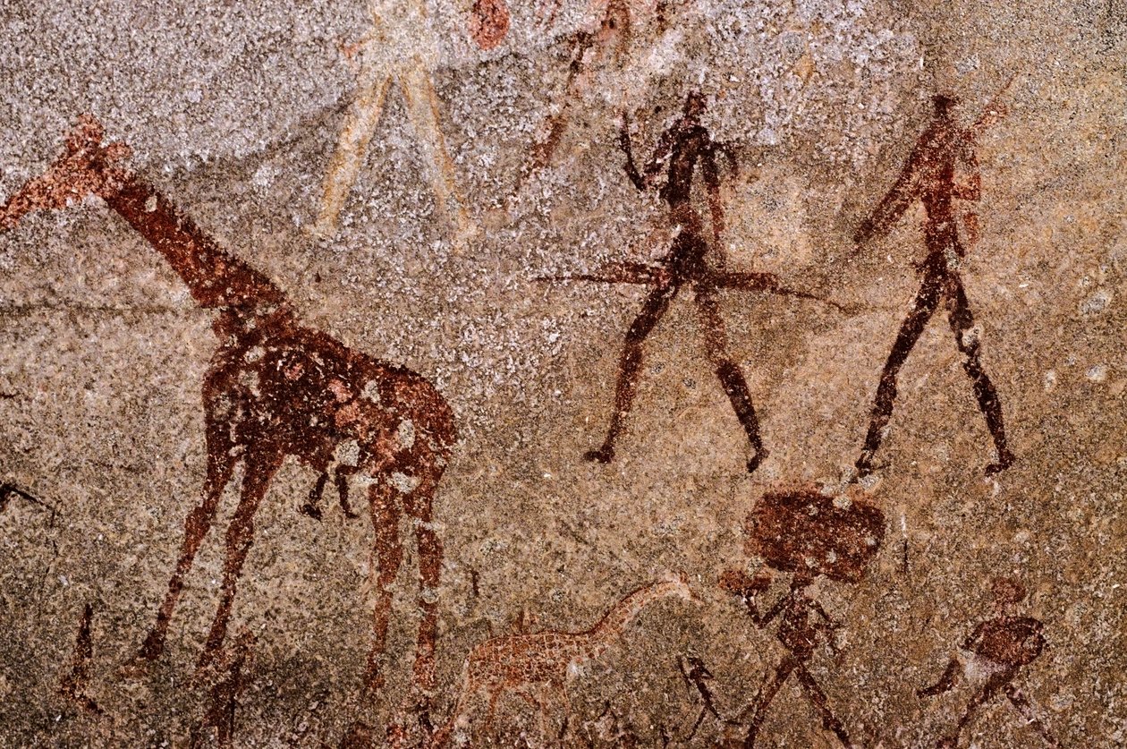San (çalılar) boyama, Güney Afrika by Unknown