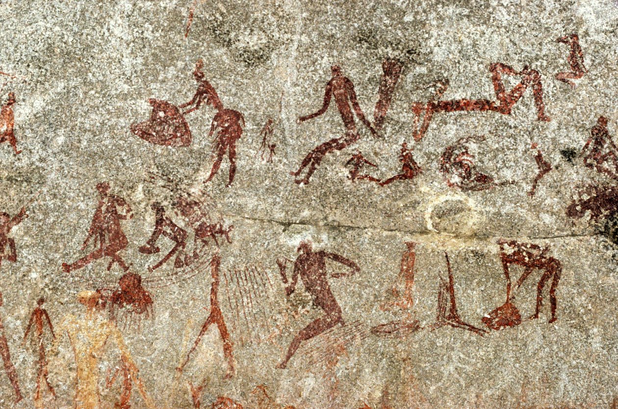 San Rock Art, Güney Afrika by Unknown