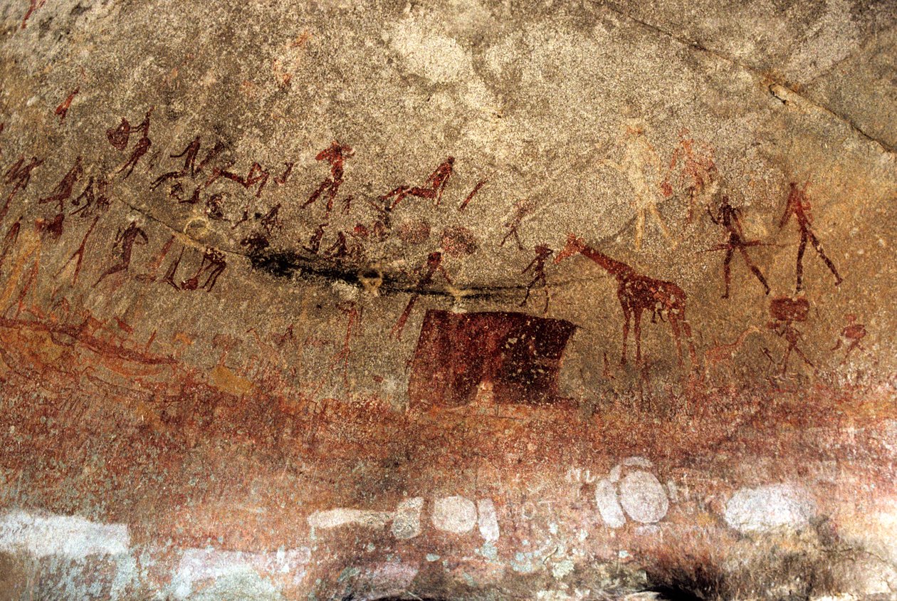 San Rock Art, Güney Afrika by Unknown