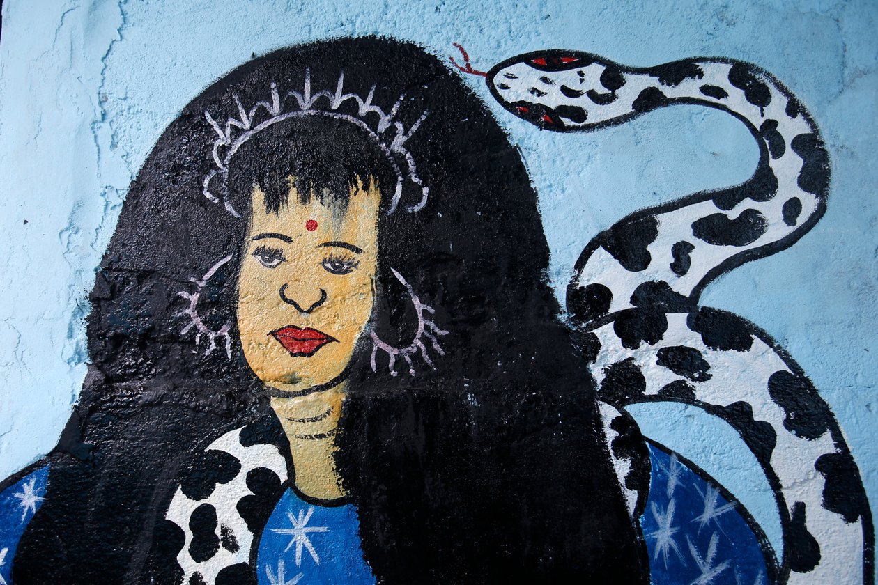 Voodoo tanrıçası, Cotonou, Benin