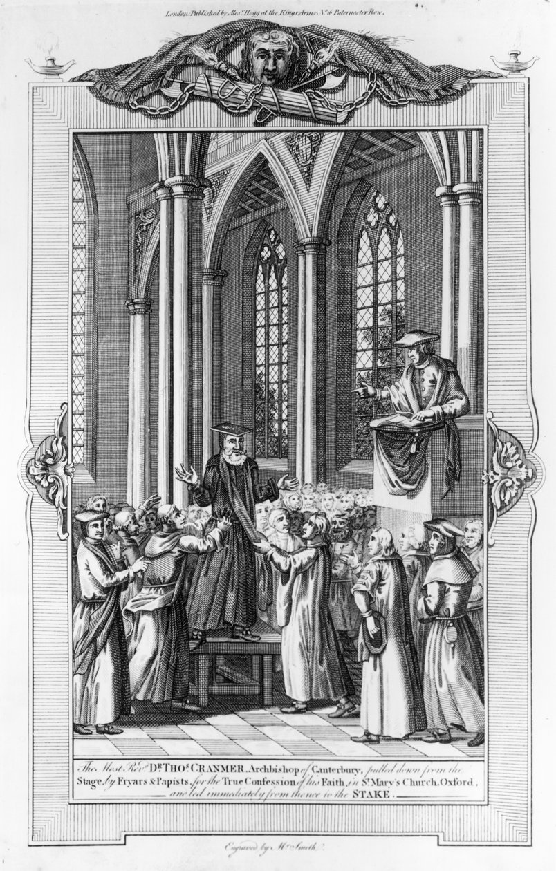 Thomas Cranmer (1489-1556) Canterbury Başpiskoposu Oxford