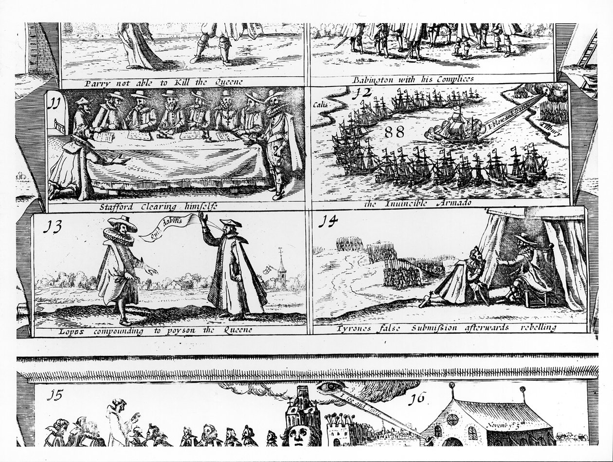 Stafford Kendini Temizliyor, Yenilmez Armada, Lopas, Kraliçeyi Zehirlemek İçin Birleşiyor, Tyrone