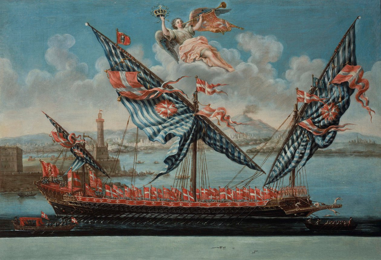 Galley of Emmanuel de Rohan-Polduc, Grand Master of the Order of Saint John of Jerusalem, c.1780-85  by Neapolitan School