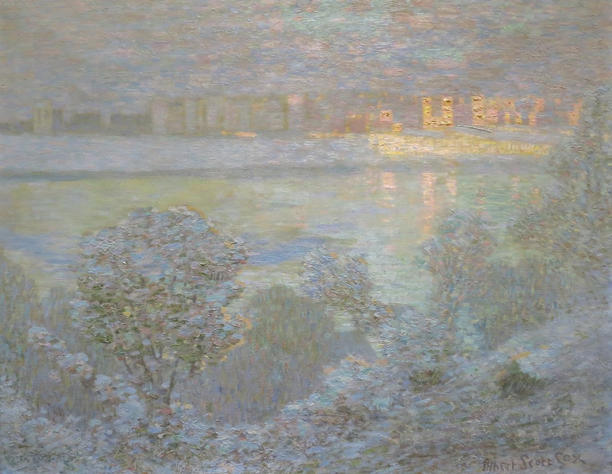 Central Park, New York, Kışın by Albert Scott Cox