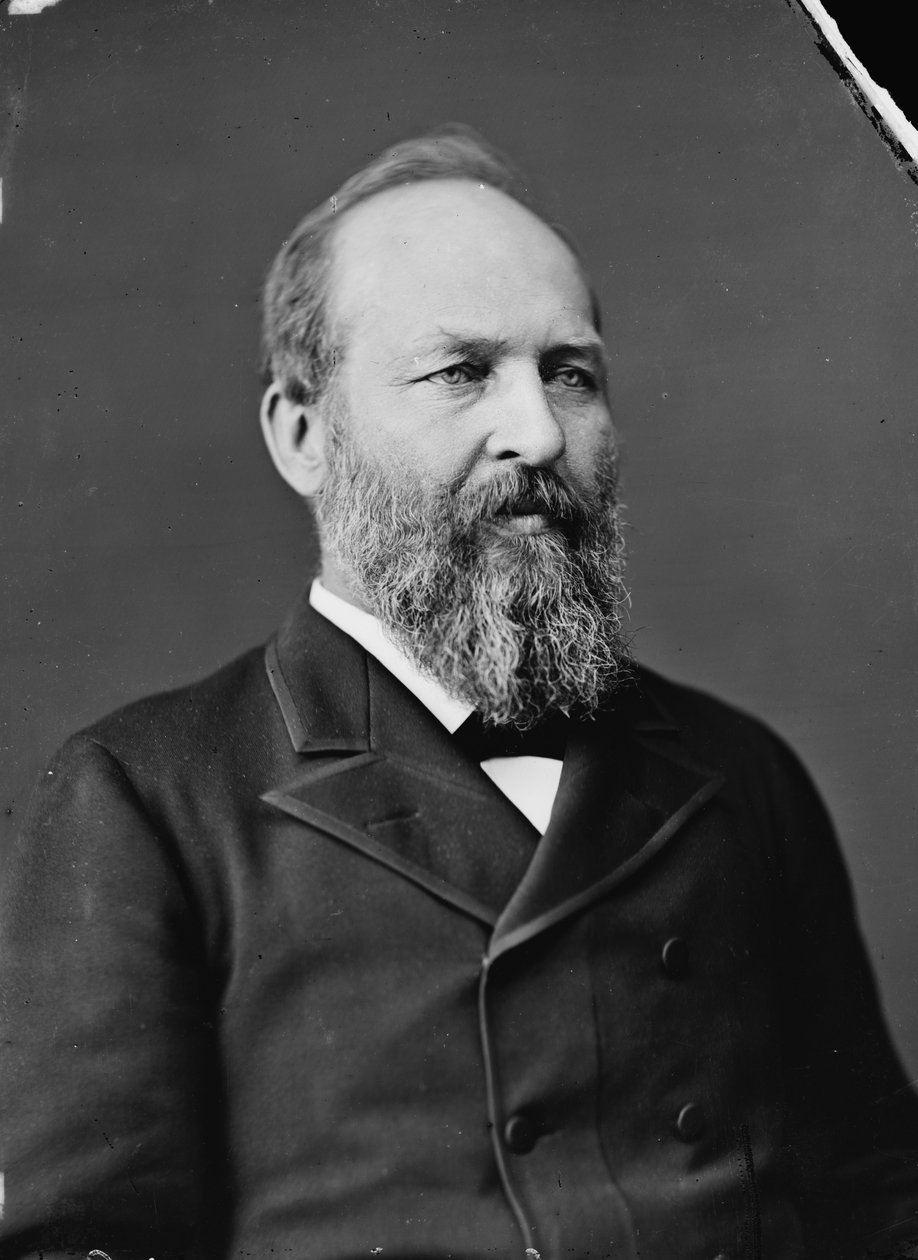 Başkan James Garfield, 1870-80 by American Photographer