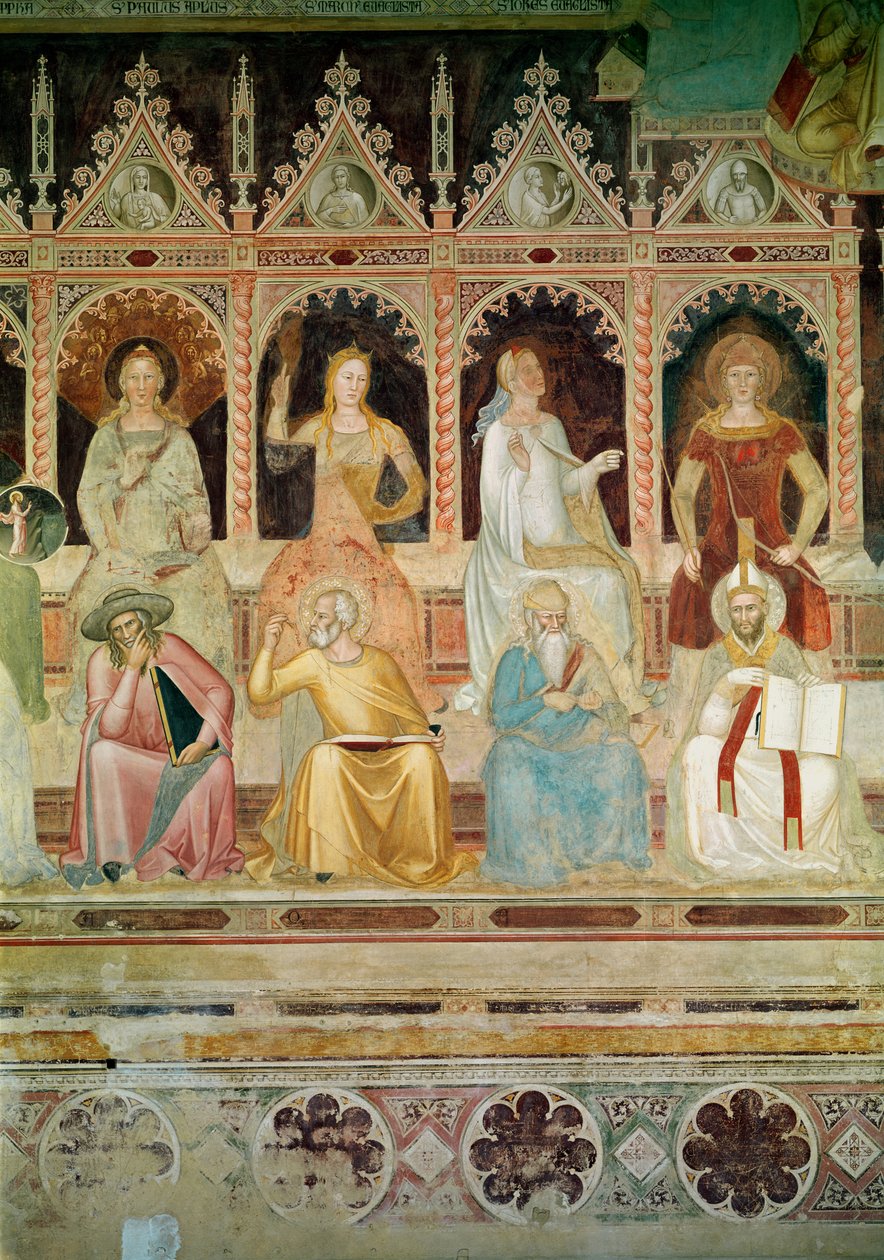 Katolik Doktrinin Zaferi, Pratik Teoloji ve Boethius, Hope ve St. John Damascene, Faith ve St. Denys the Areopagite, Charity ve St. Augustine, İspanyol Şapeli