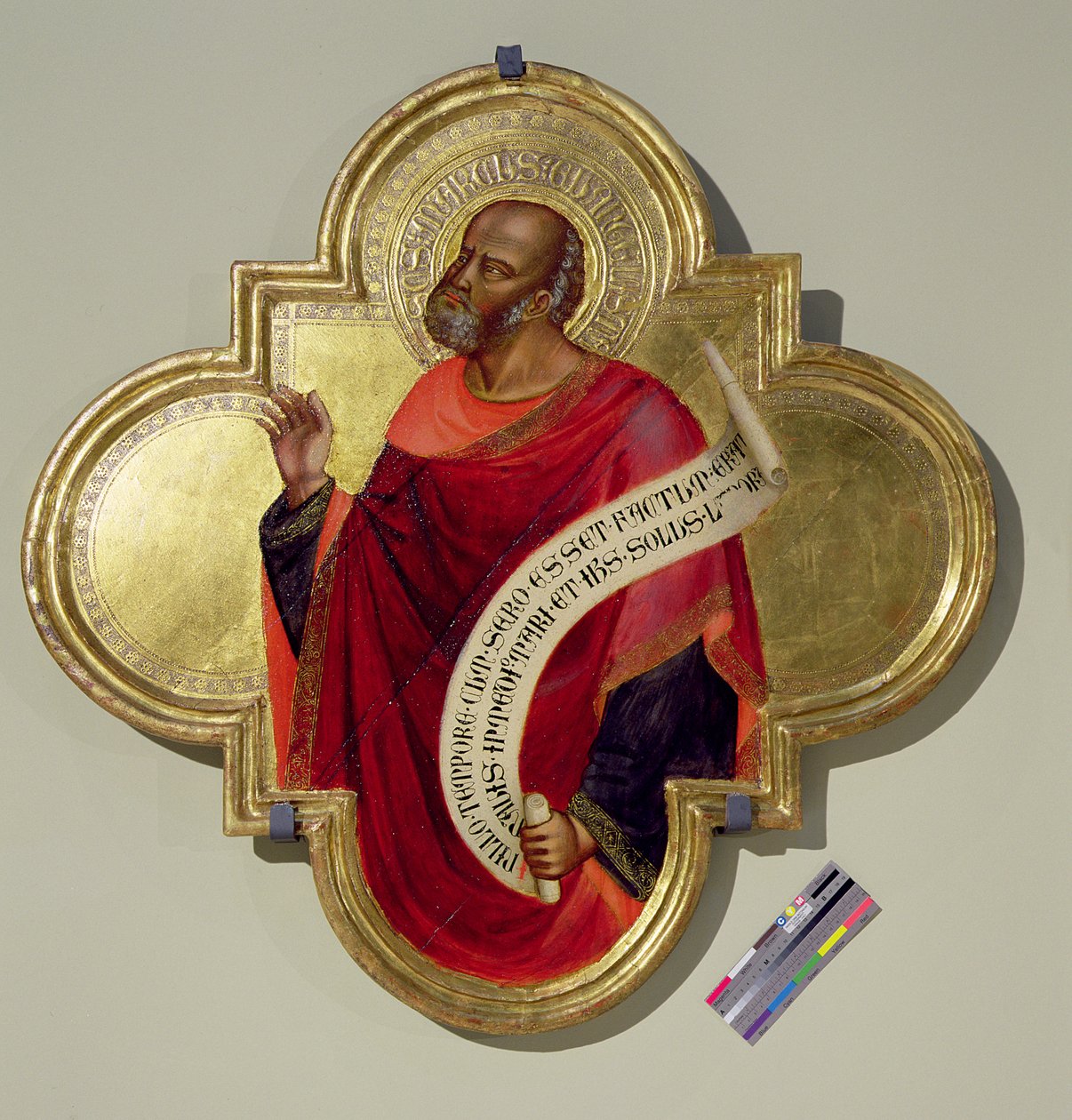 Aziz Matta (panelde tempera ve altın) by Bicci di Lorenzo