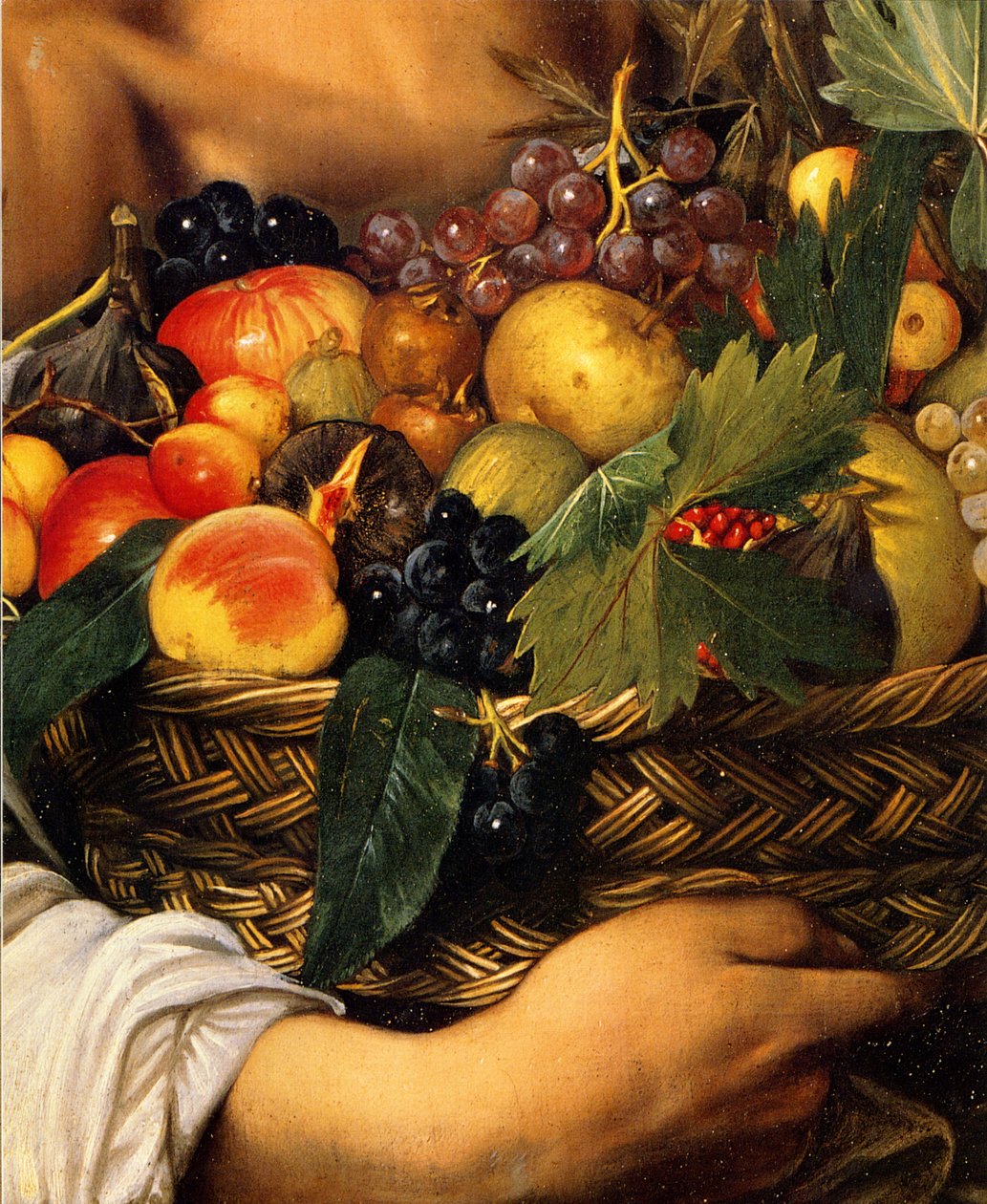Meyve Sepeti Olan Çocuk by Michelangelo Merisi Caravaggio