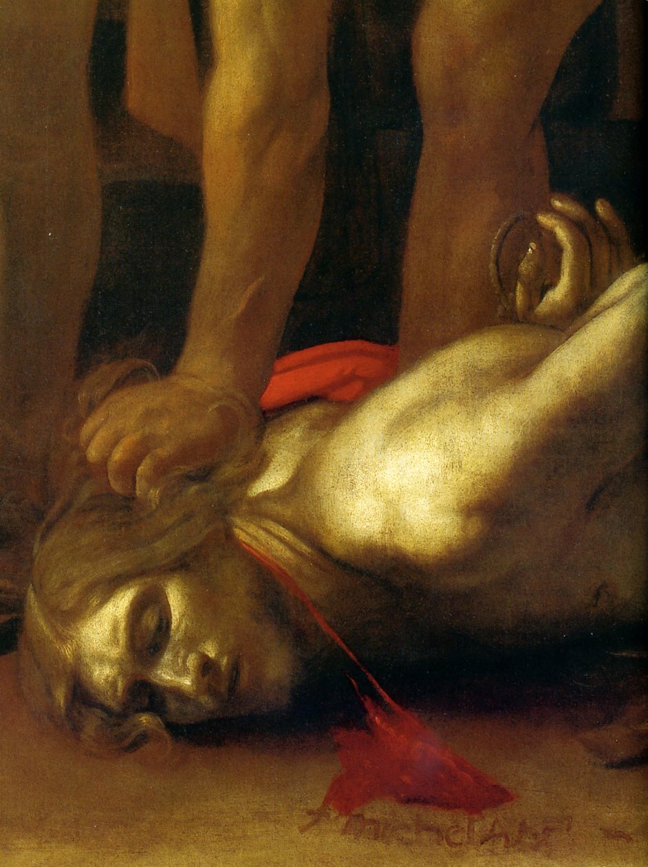 The beheading of St. John the Baptist by Michelangelo Merisi Caravaggio