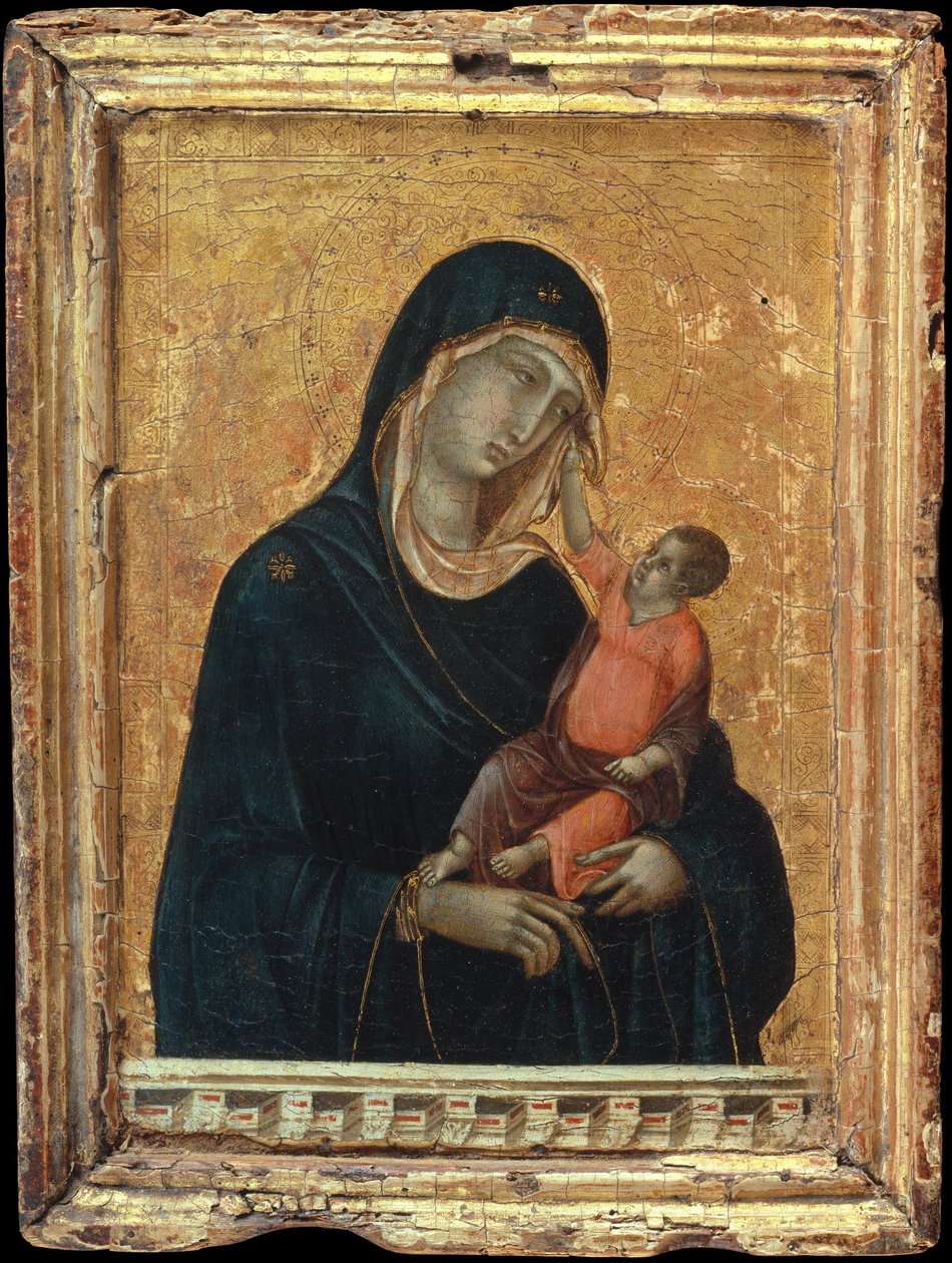 madonna ve çocuk by Duccio di Buoninsegna