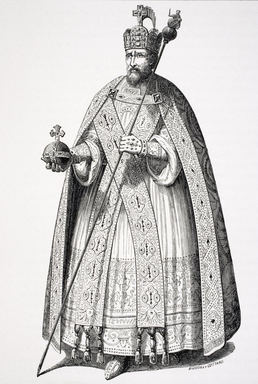 İmparatorların Taç Giydirme Kostümü, Paul Lacroix (1806-84) tarafından 1847