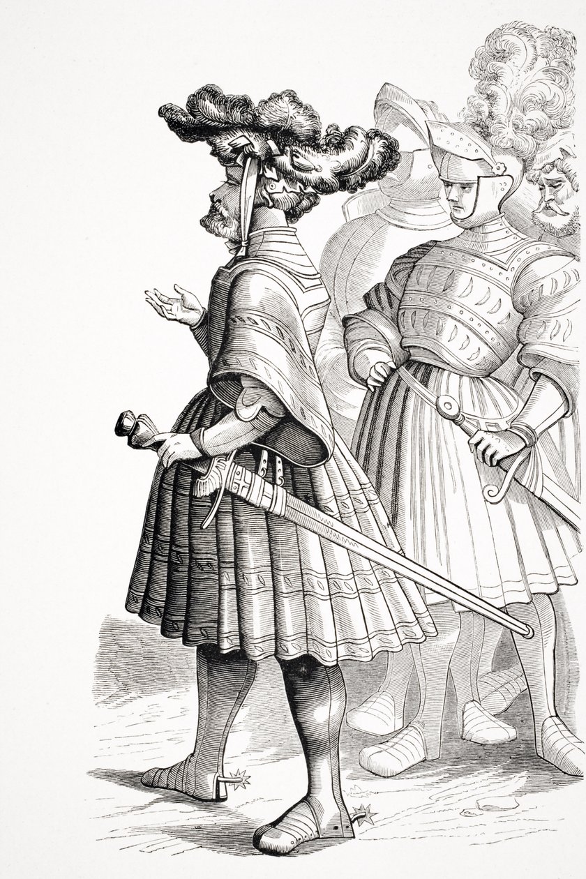 Alman Şövalyeleri, Burgmayer tarafından Albrecht Durer