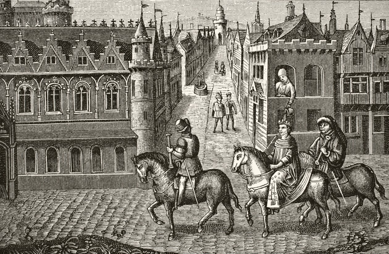 Louis IX, Paul Lacroix (1806-84) tarafından Londra 1878