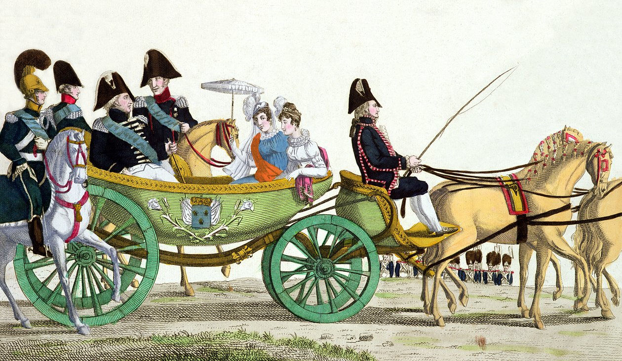 Louis XVIII (1755-1824) ve Ailesi, 20 Haziran 1814, Champ de Mars