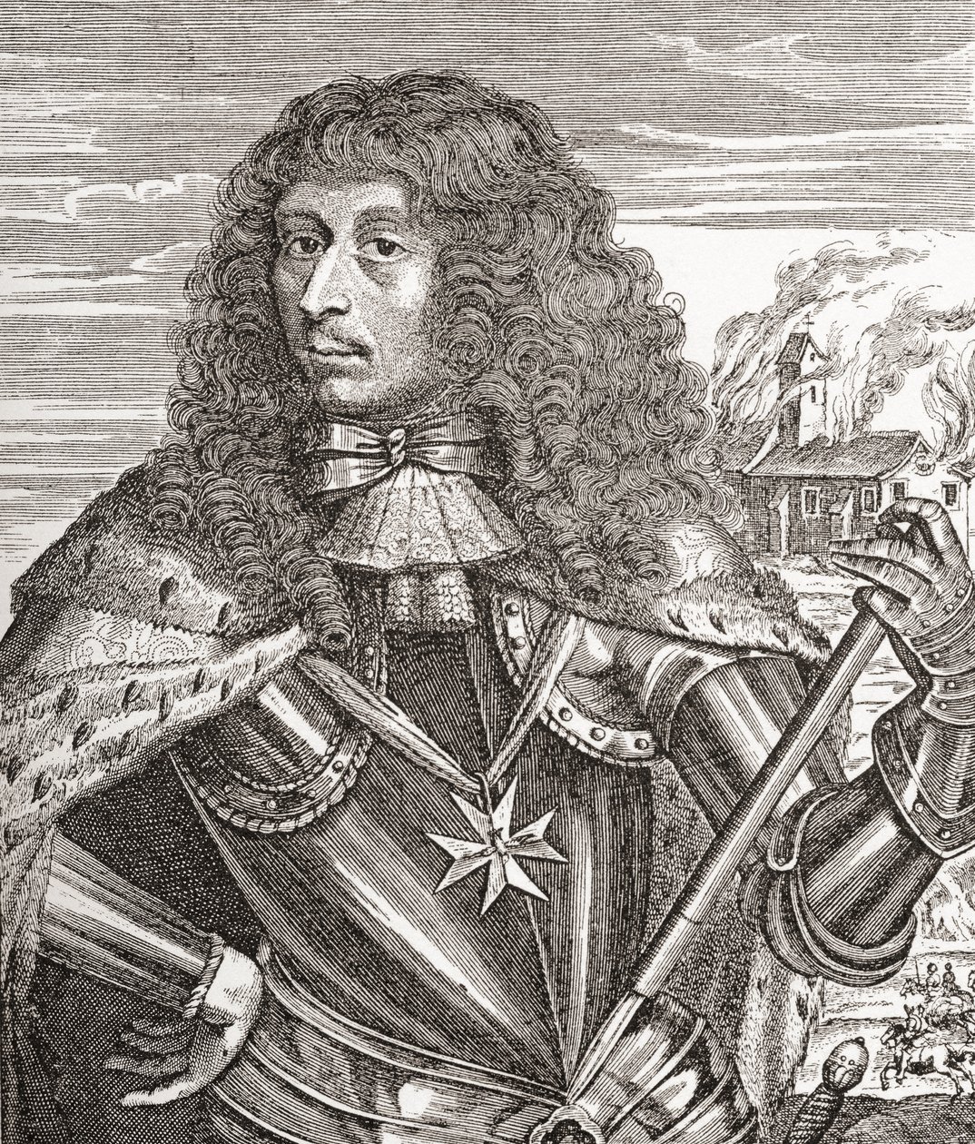 Louis de Bourbon, Condé Prensi aka le Grand Condé, 1621 1686. Fransız generali. Les Heures Libres