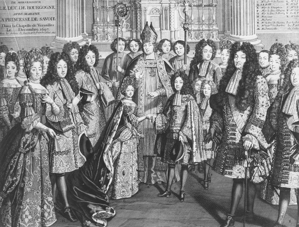 Louis de France (1682-1712), Bourgogne Dükü Marie Adelaide de Savoie (1685-1712) ile Versailles Kraliyet Şapeli