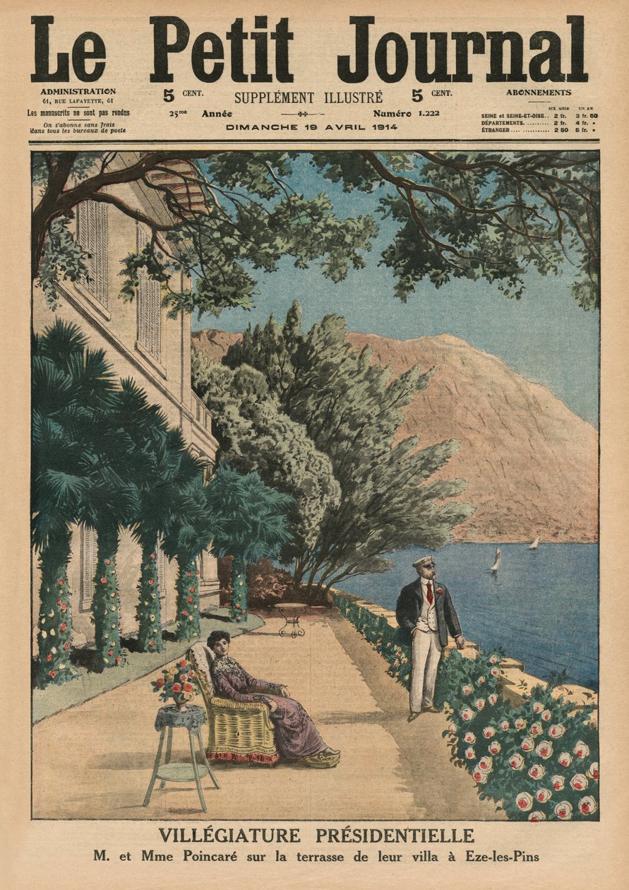 Başkanlık Tatili, Mösyö et Madame Poincare, Eze-les-Pins