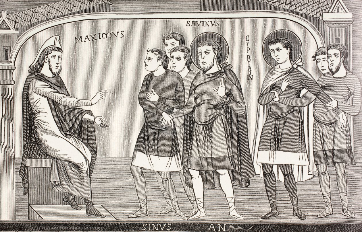Saints Savin ve Cyprian, Proconsul Galerius Maximus