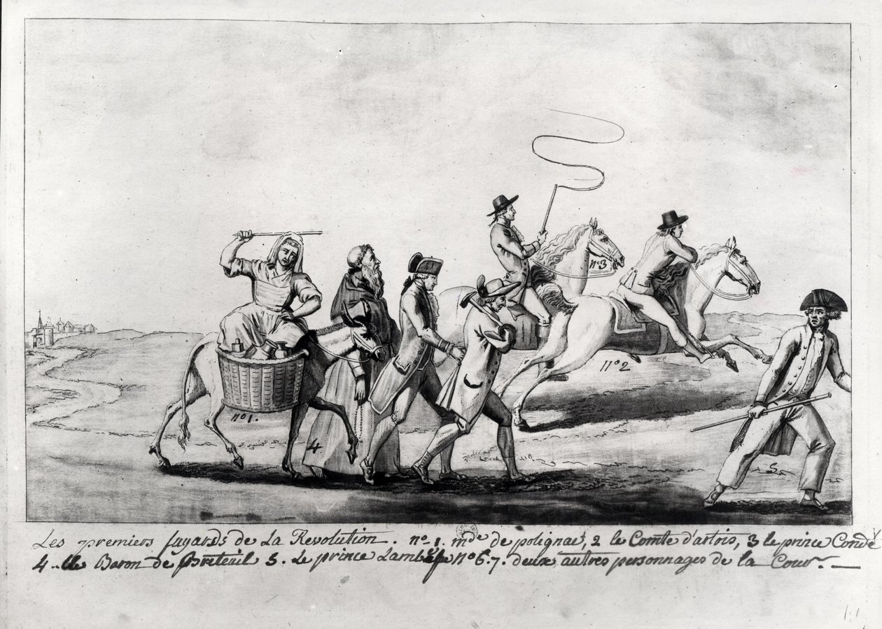 Devrimin İlk Kaçakları: Madam de Polignac (1749-93), Kont d