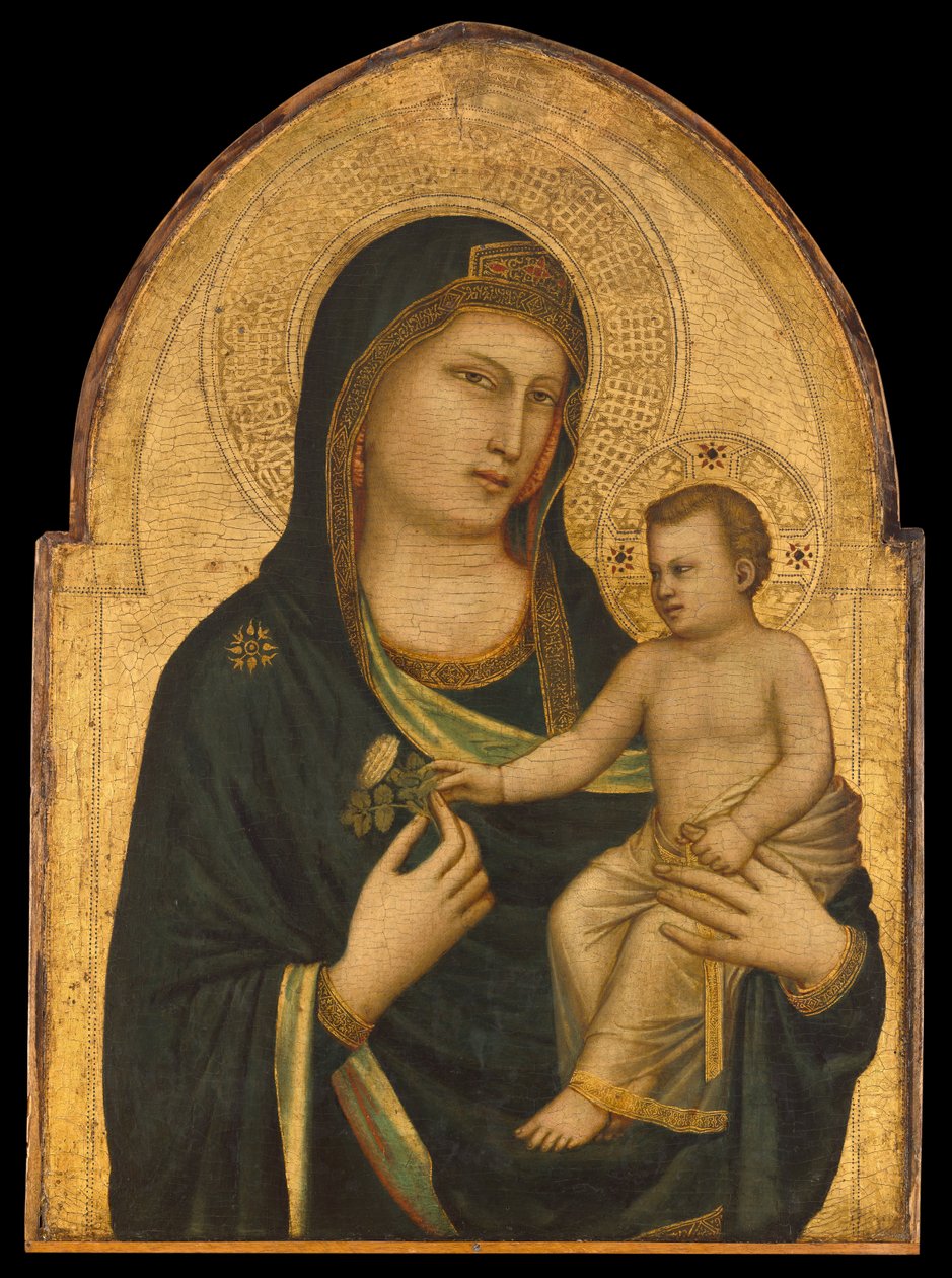 madonna ve çocuk by Giotto di Bondone