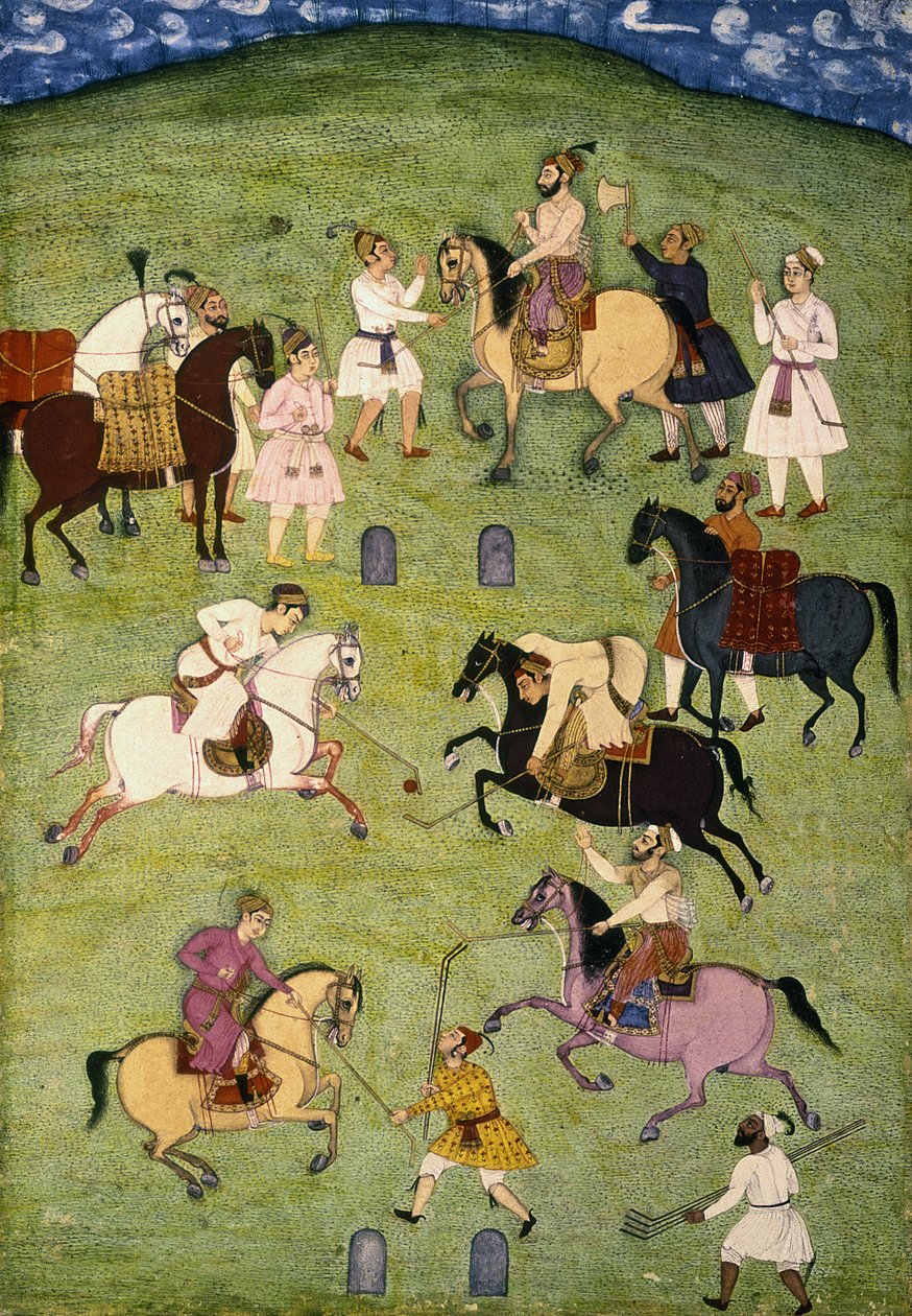 Büyük Clive Albümünden Bir Polo Oyunu by Indian School
