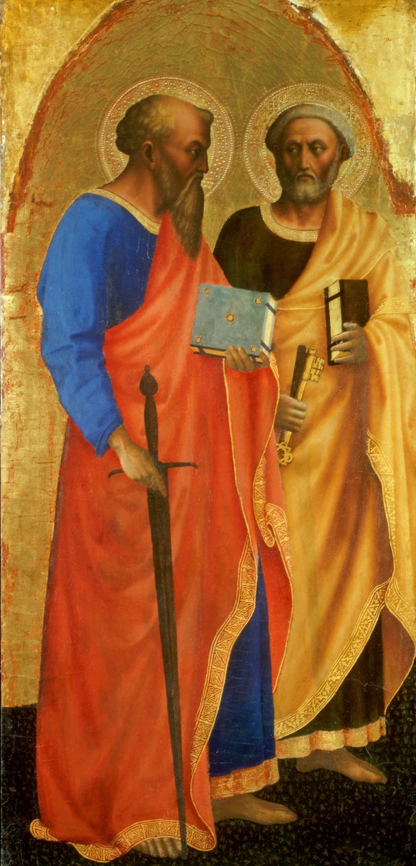 Aziz Paul ve Peter by Masolino