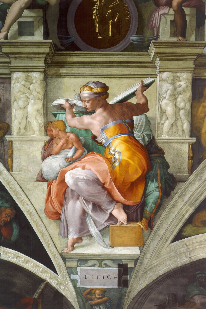 Libyalı Sibiller by Michelangelo Buonarroti