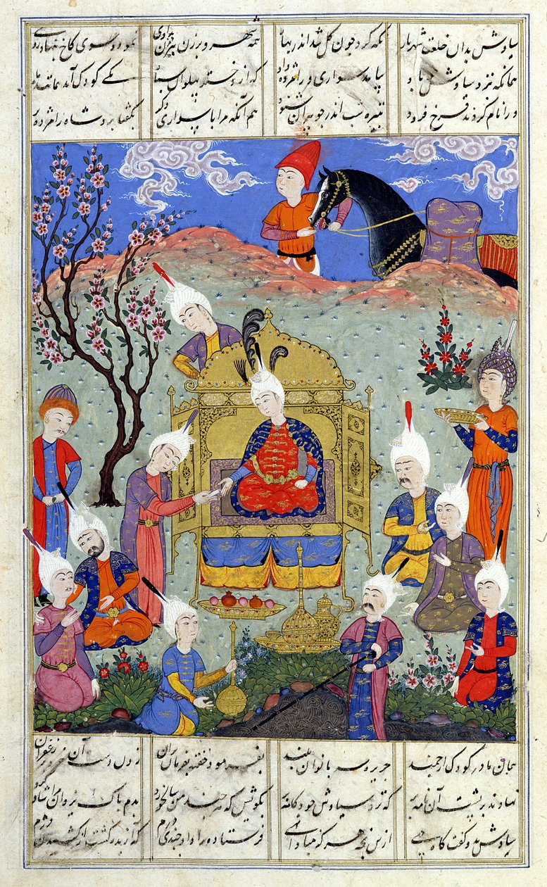 Bayan D-184 fol.146a Bir haberci Siavosh