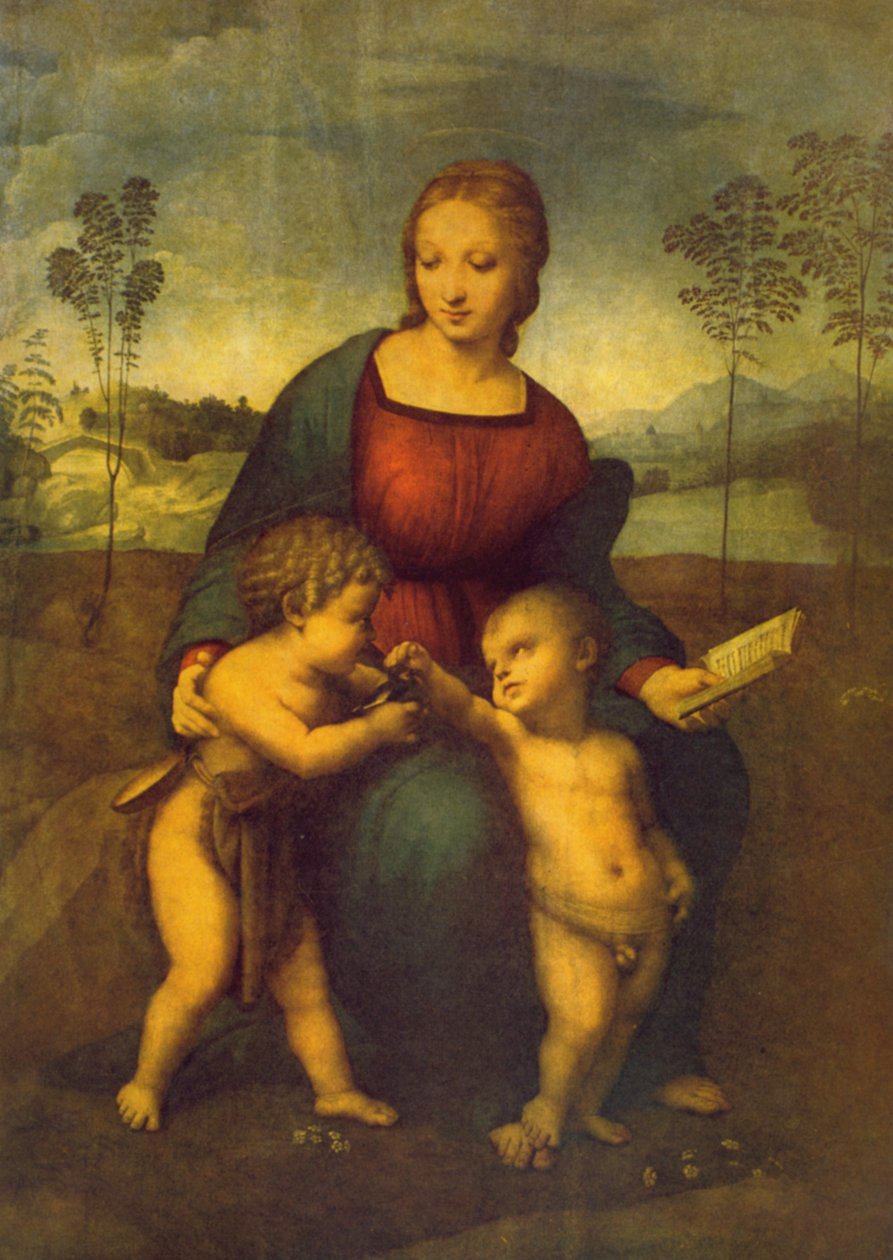 Saka kuşu Madonna by Raffaello Sanzio Raphael