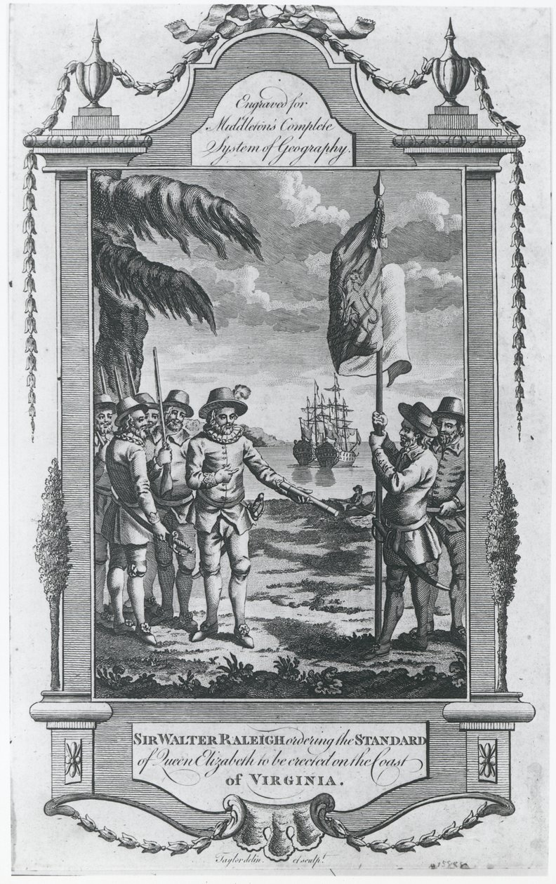 Sir Walter Raleigh (1552-1618), Kraliçe Elizabeth