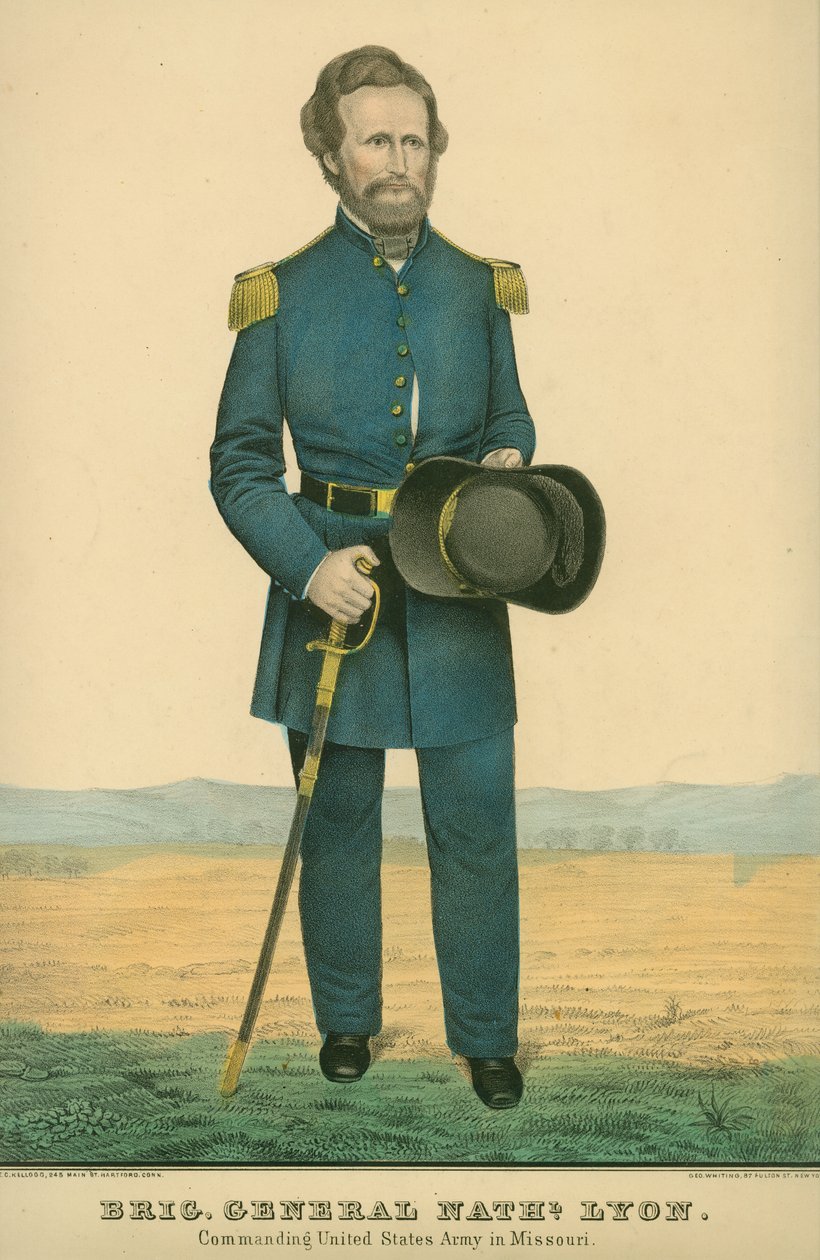 Brik. General Nathaniel Lyon. Missouri