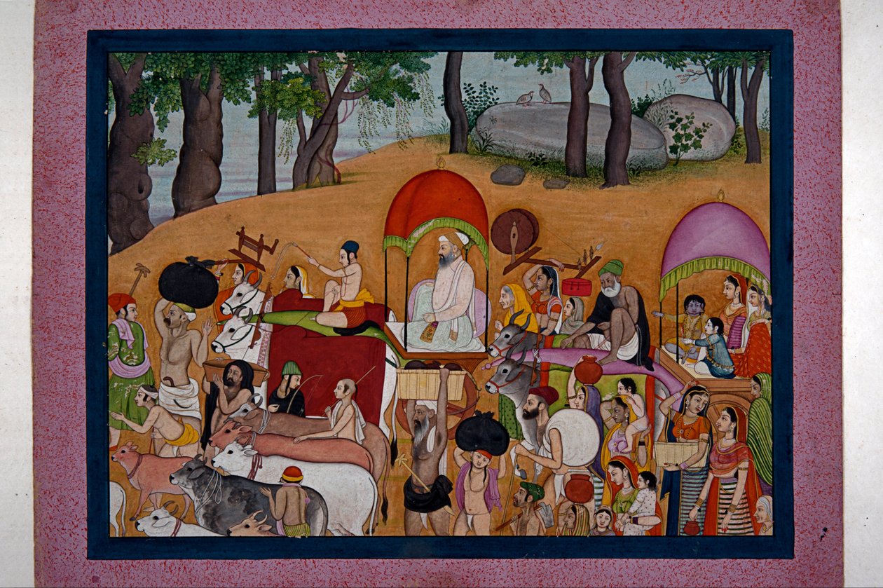 Nanda ve diğer çobanlar Vrindavana