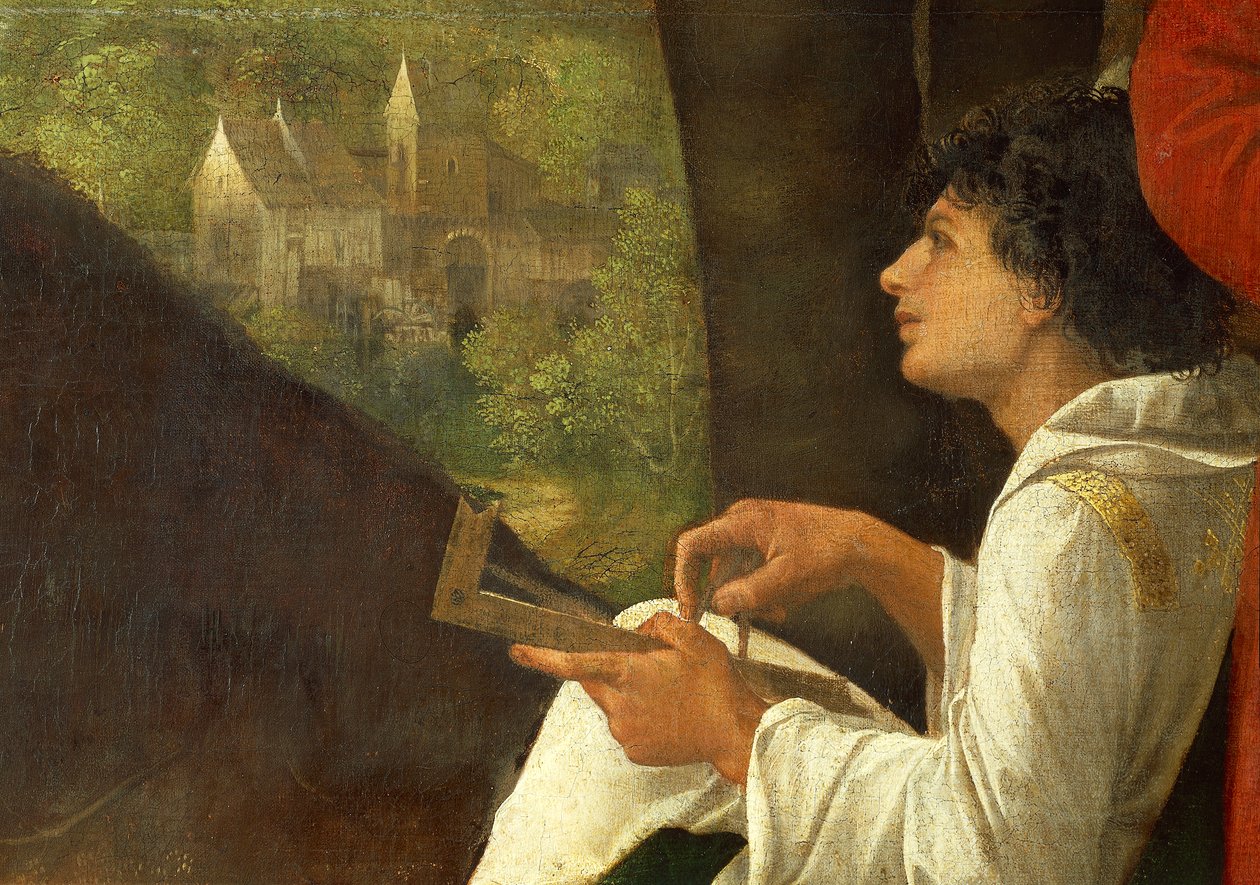 Üç Filozof, Giorgione (1478-ca 1510), tuval üzerine yağlı boya by Giorgione