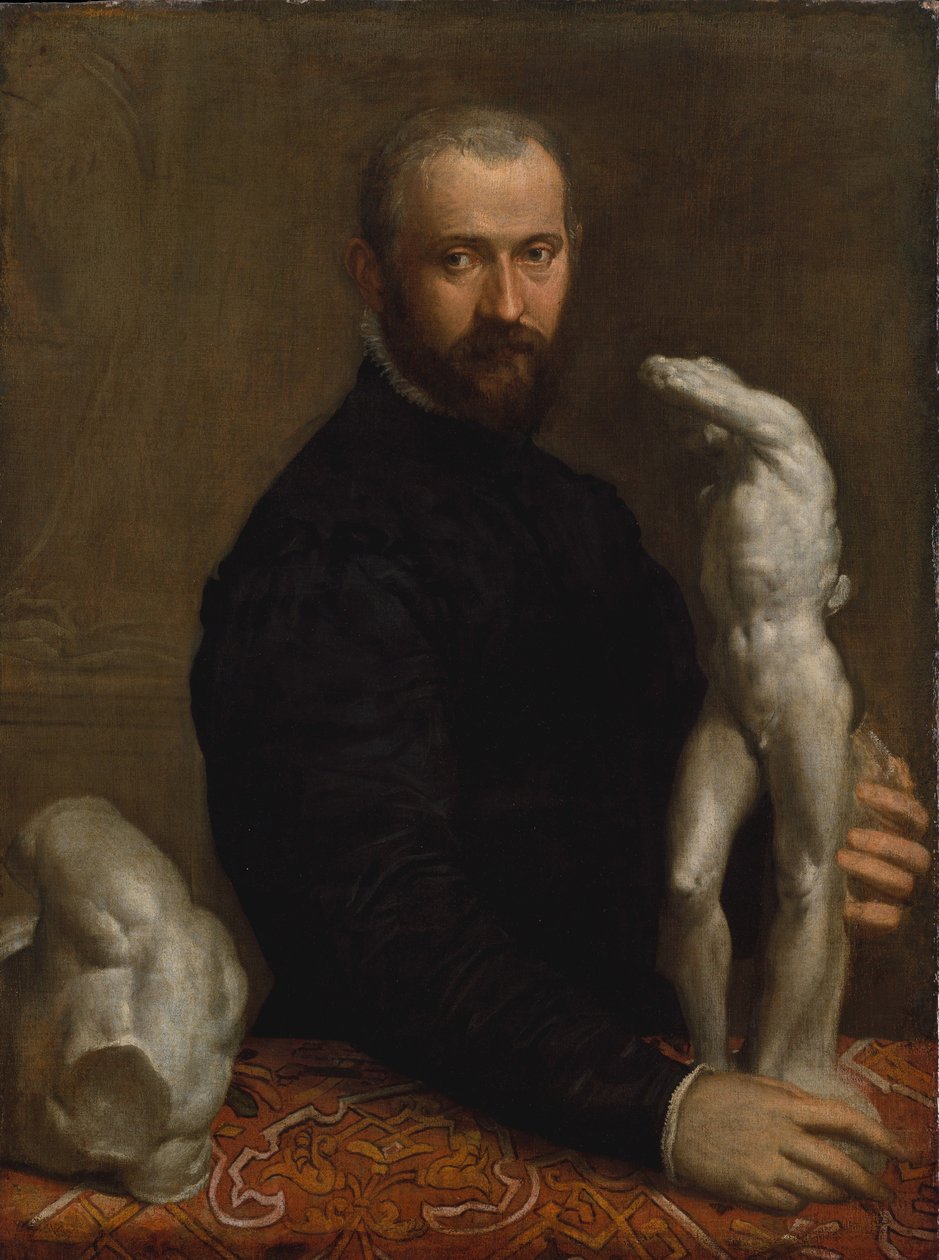 Alessandro Vittoria, c.1580 (tuval üzerine yağlı boya) by Veronese