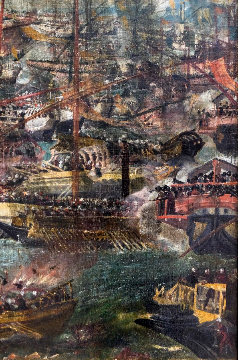 Lepanto Savaşı Alegorisi by (1528-88) Veronese