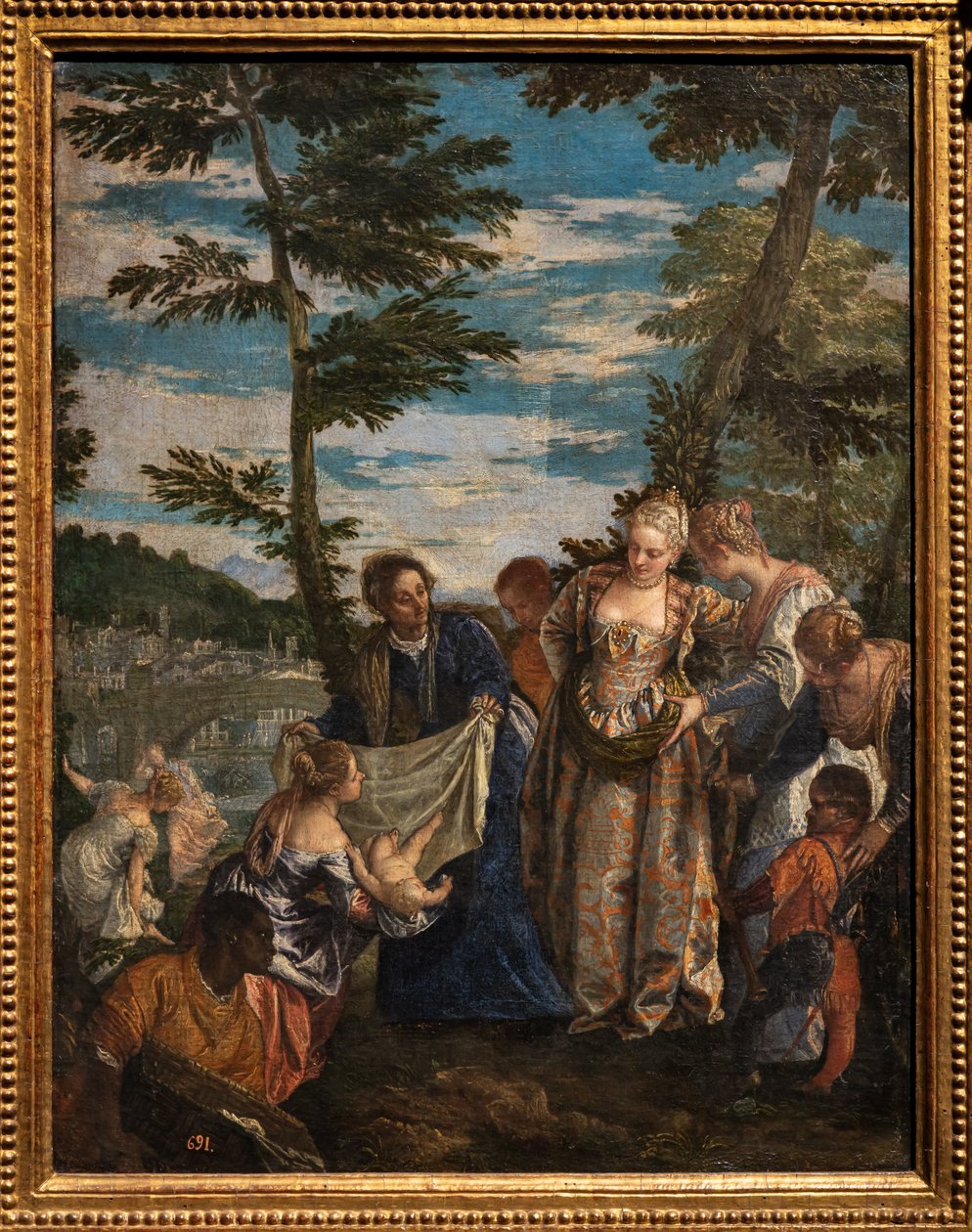 Musa'nın Bulunması by (1528 88) Veronese
