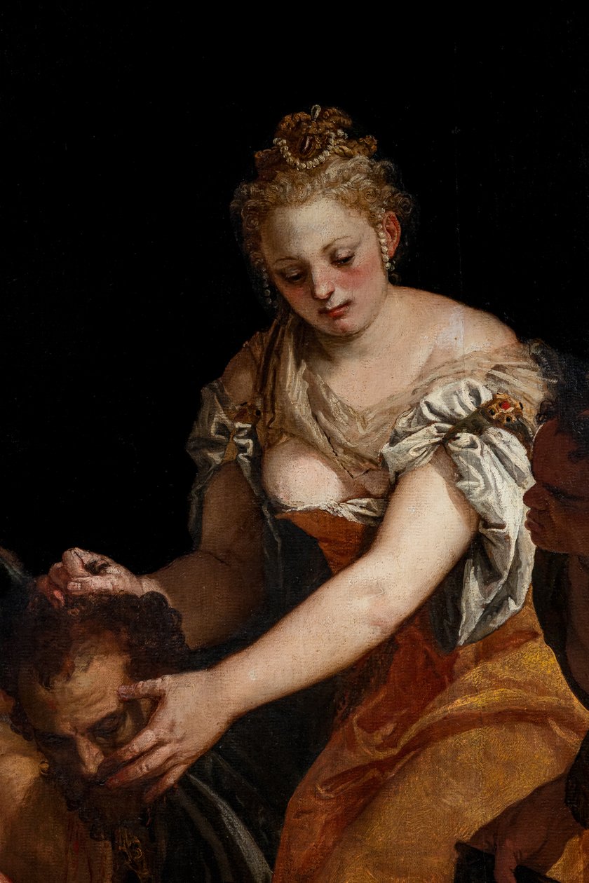 Holofernes'in başı olan Judith, detay by (1528 88) Veronese