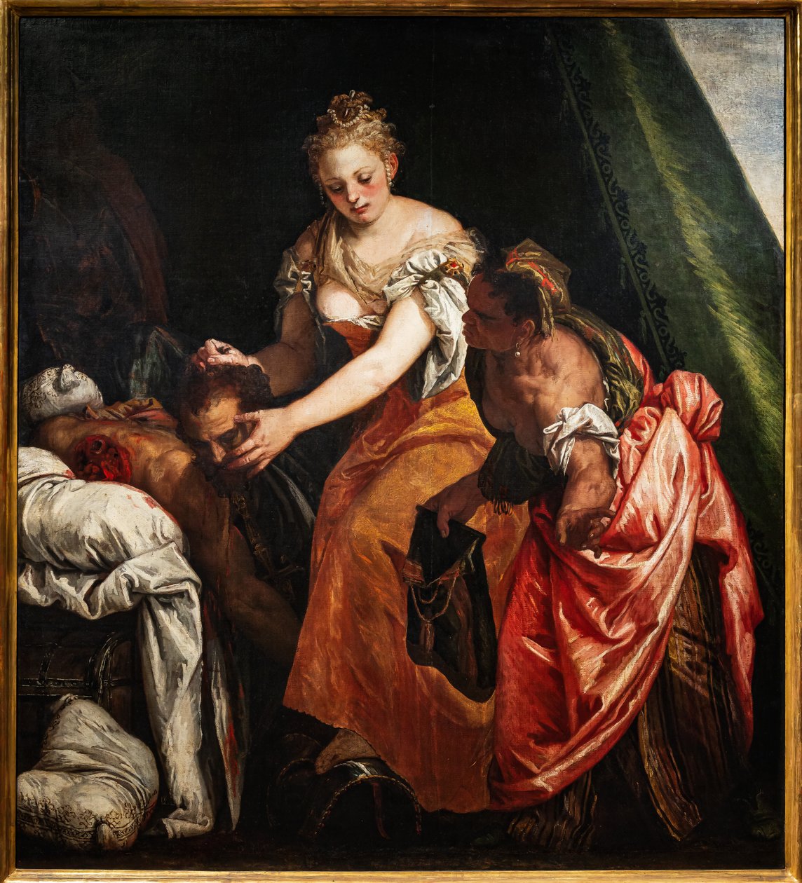 Holofernes'in başı olan Judith, detay by (1528 88) Veronese