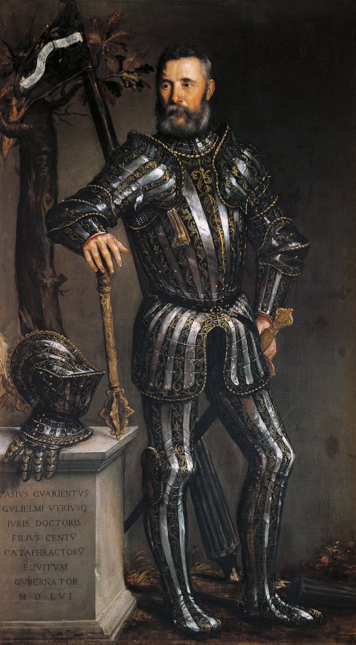 Paolo Caliari'nin Veronese (1528-1588) olarak bilinen portresi, tuval üzerine yağlı boya by (1528 88) Veronese
