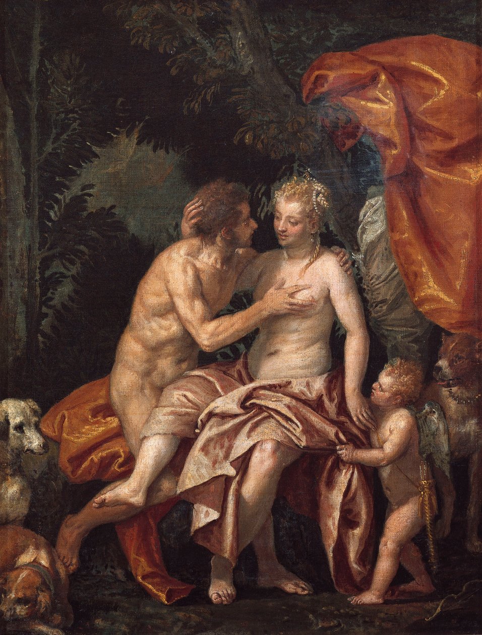 Venüs ve Adonis by Veronese