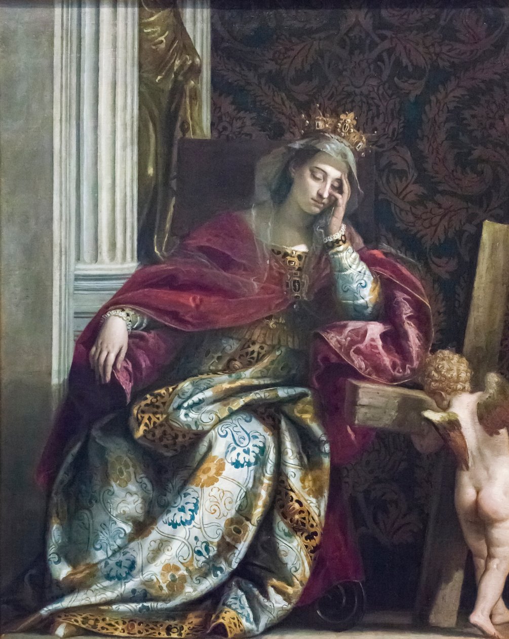 Aziz Helena Vizyonu by (1528 88) Veronese