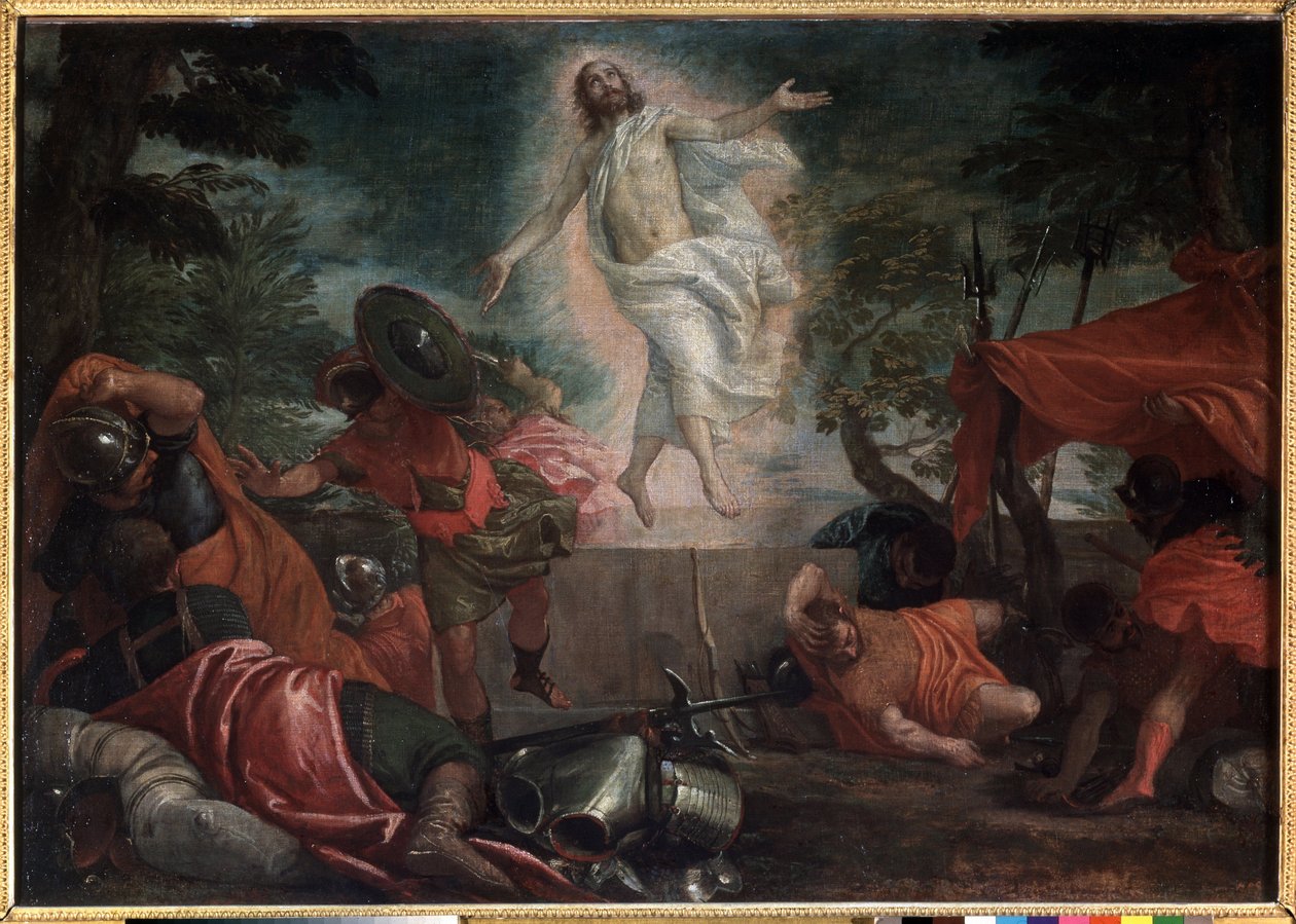 Diriliş, c.1580 (tuval üzerine yağlı boya) by Veronese