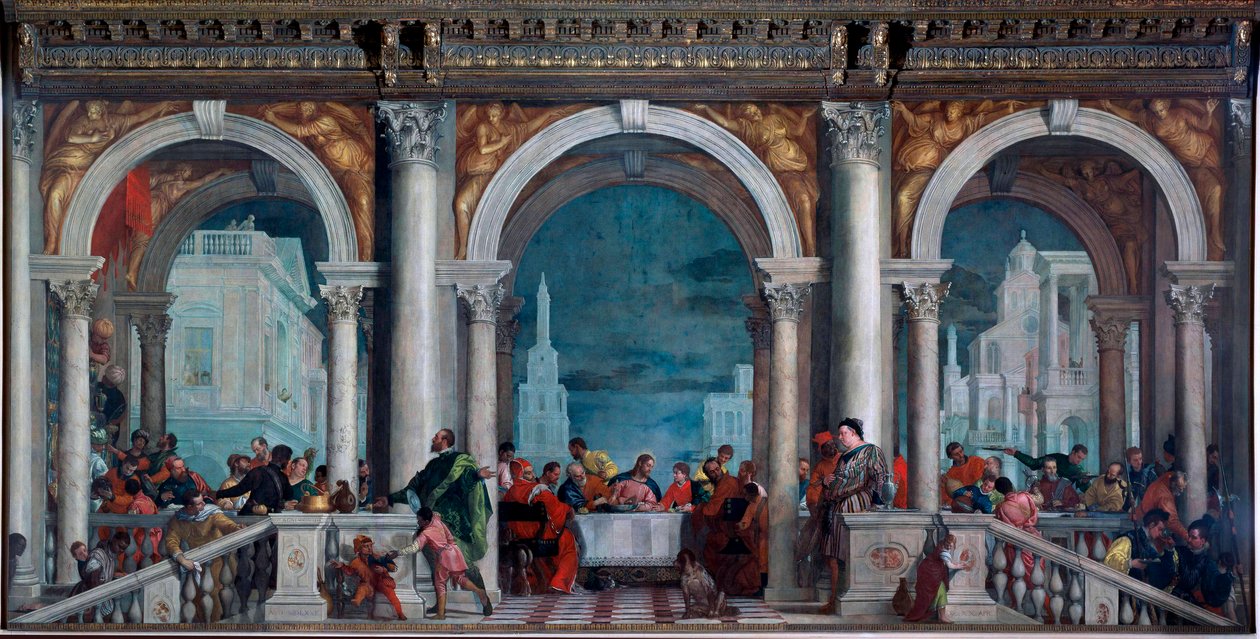 Paolo Veronese Caliari (1528-1588) 1573 Dim. 5,51x13.1 m Venedik, Gallerie del 'Accademia by Veronese